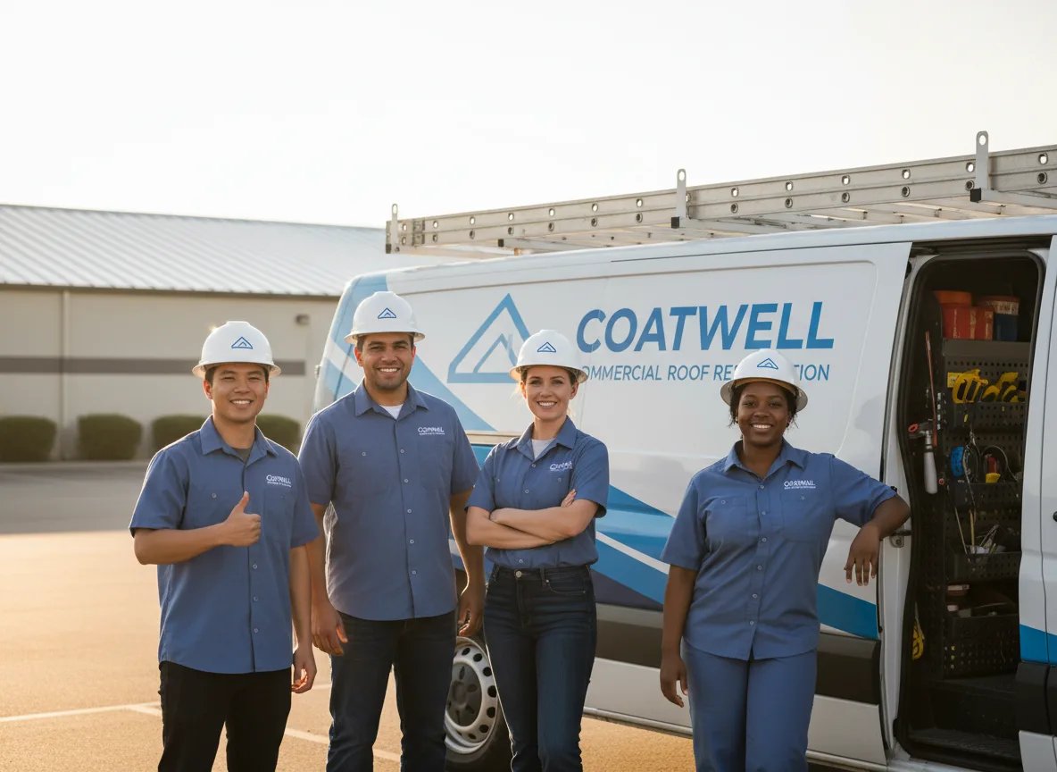 Commercial roof coating company in Galva, KS
